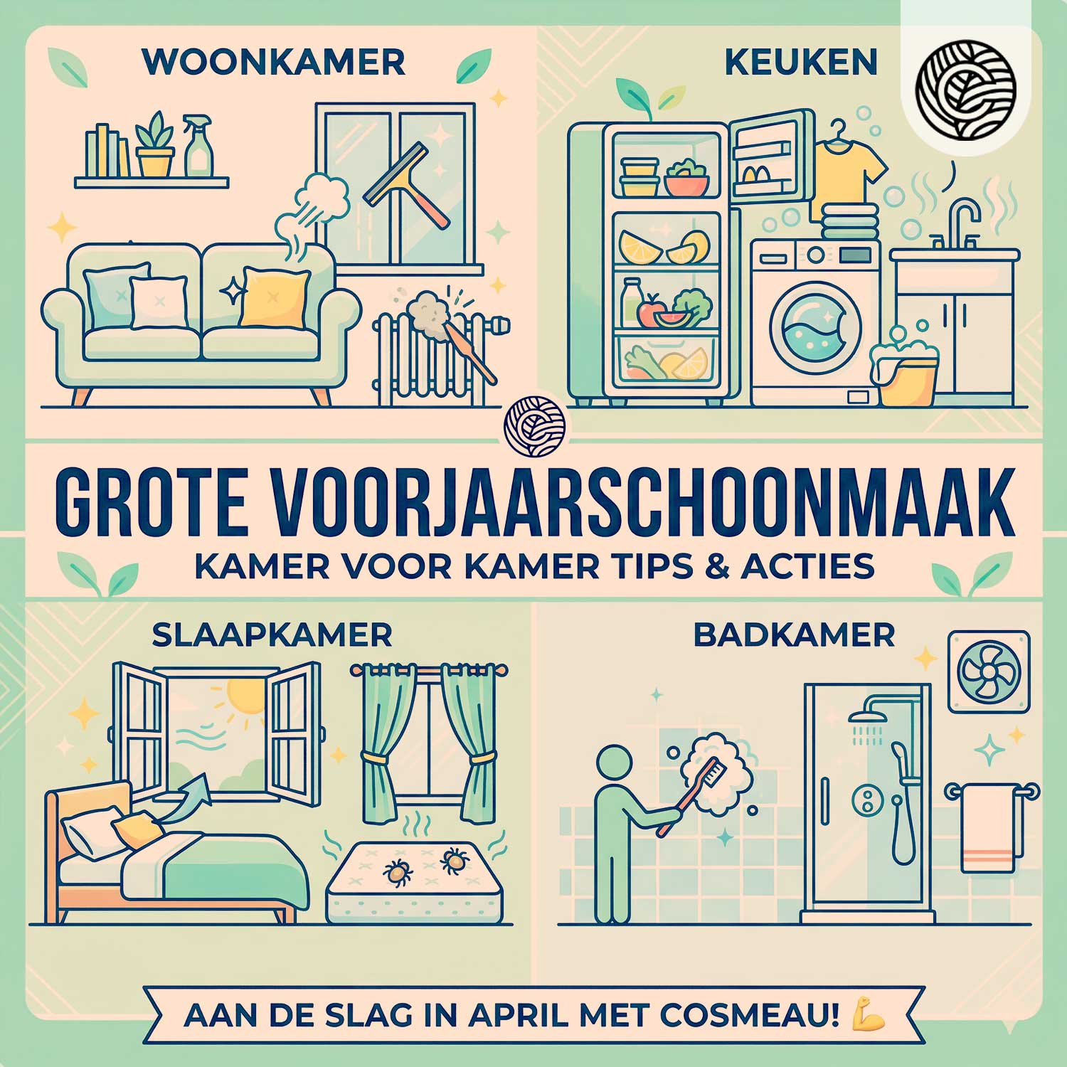 Grote voorjaarsschoonmaak tips