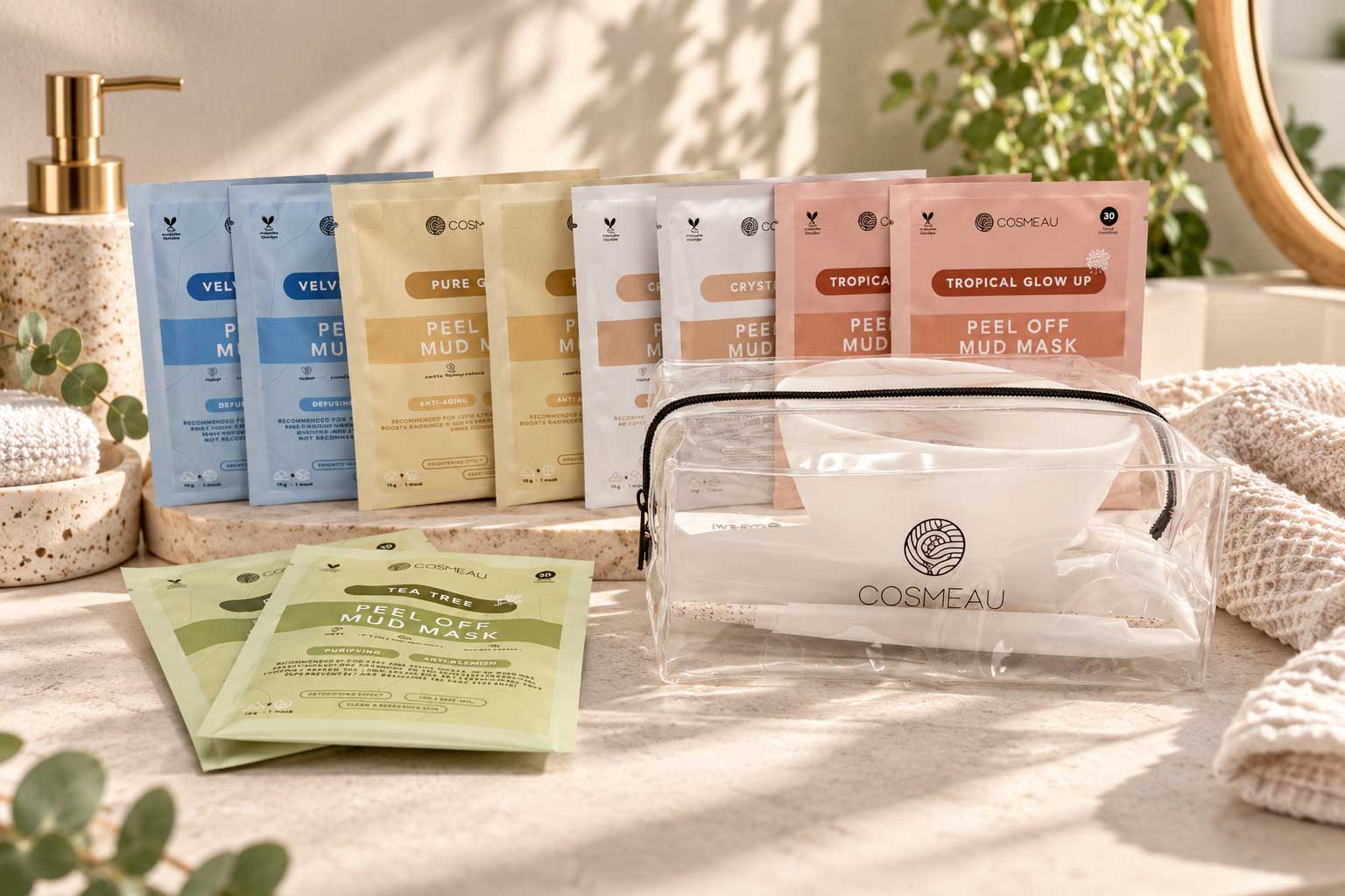 Cosmeau Peel-off Mud Masks