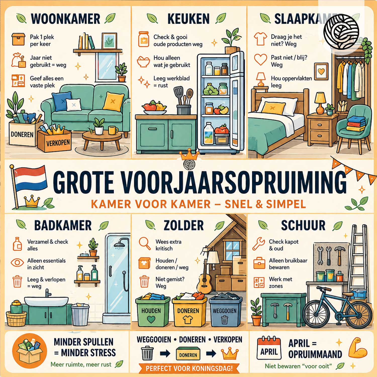 Tips voor de grote voorjaarsopruiming