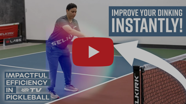 Watch our Improve your dinking instantly video!