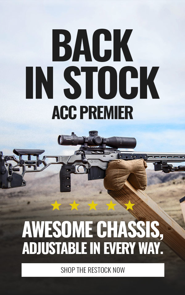 BACK IN STOCK: ACC Premier Chassis System