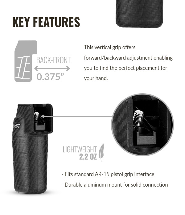 Carbon Fiber Vertical Grip