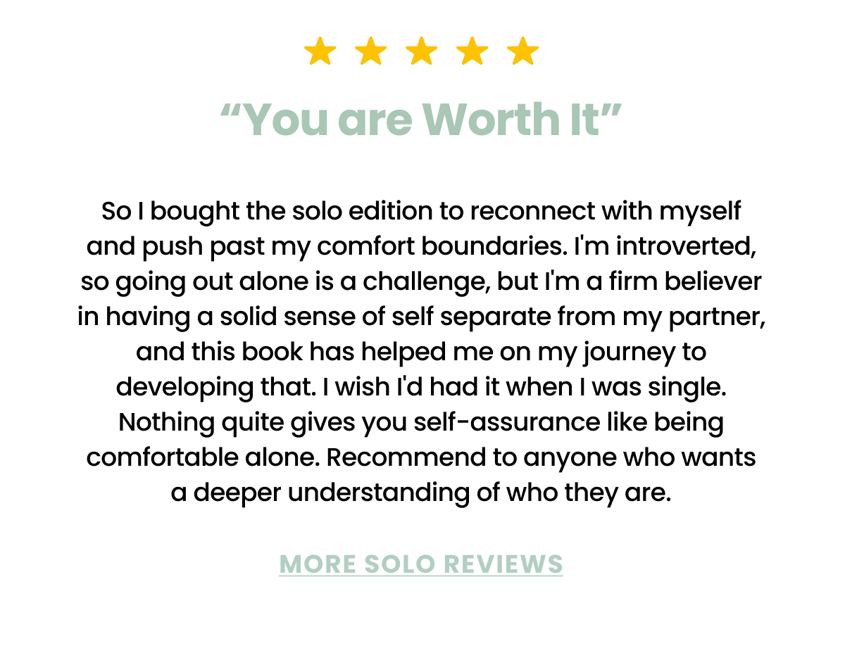 "You are worth it"