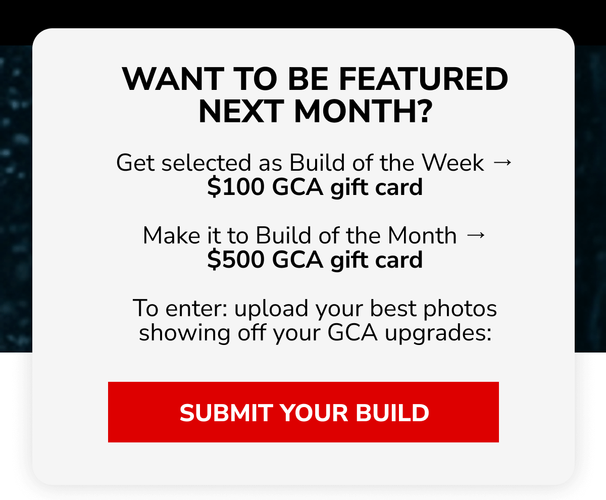 SUBMIT YOUR BUILD