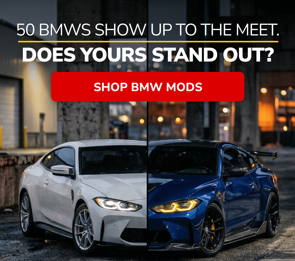 50 BMWs show up to the meet. Does yours stand out?