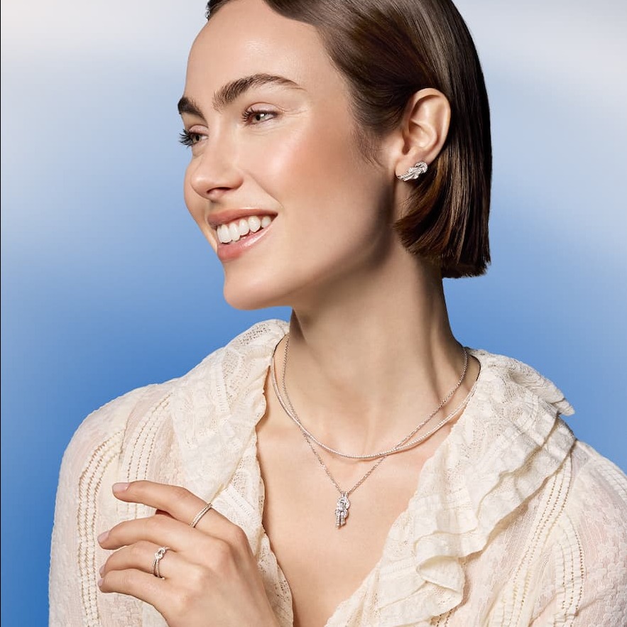Joséphine Aigrette Quartz 27 X 20 mm Rose Gold & Diamond | Chaumet