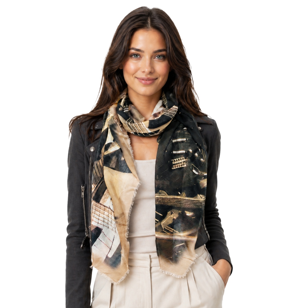Nashville Guitars Scarf - Oblong