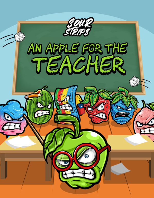 Sour Candy For Your Teacher 🍏 Sour Strips
