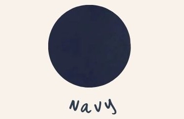 Navy wide leg pants