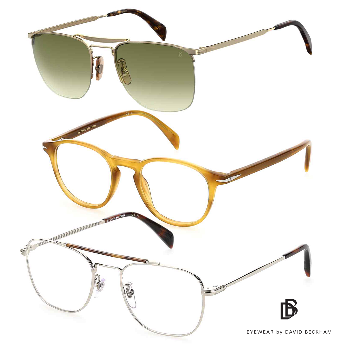 David Beckham Eyewear The Power of Simplicity Eyeglasses