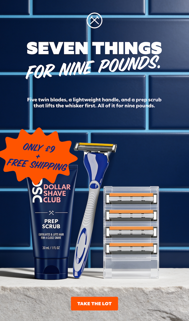 SEVEN THINGS FOR NINE POUNDS.