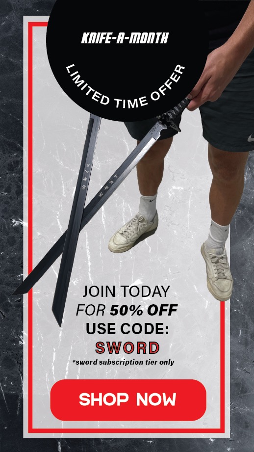 Sharpen your skills with our new Sword Box! 💥 Knife A Month