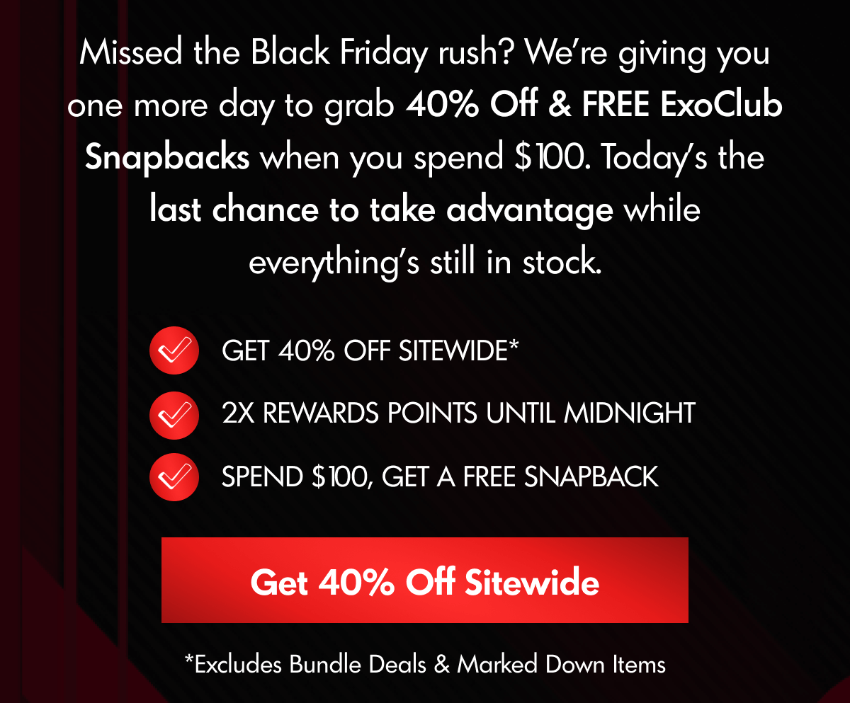 Cyber Monday Sale | ExoClub