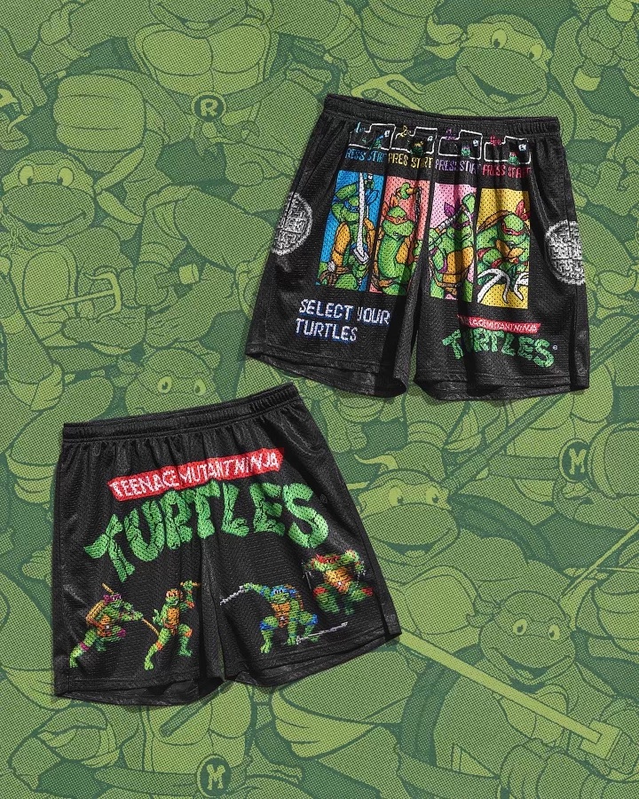 Chalk Line TMNT Retro Arcade Shorts are now available! Chalk Line