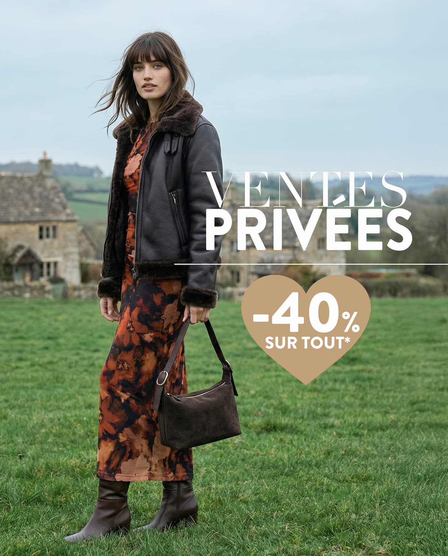 an image of a woman wearing a blue sweater and hat