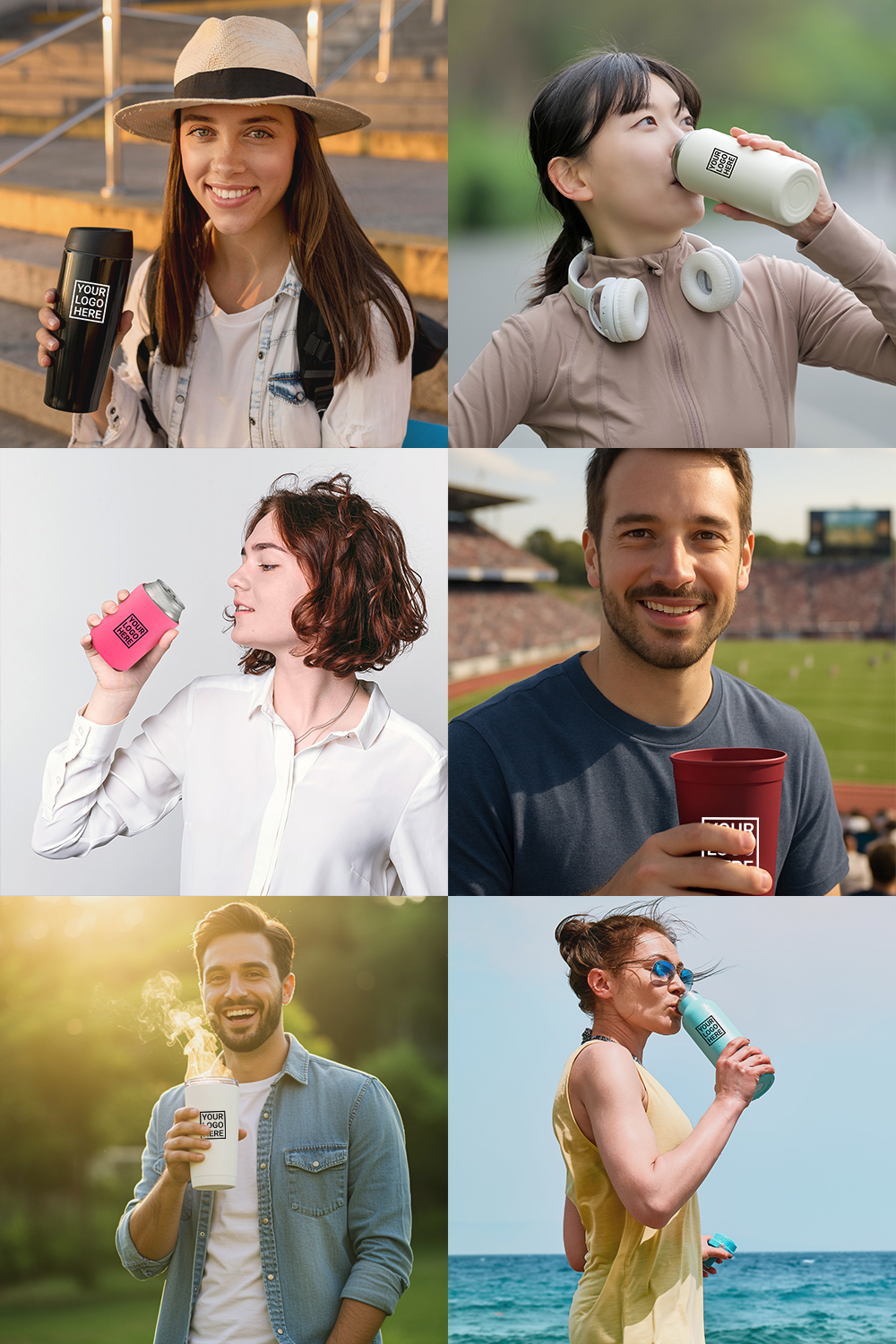Travel Mugs, Water Bottles, Stadium Cups, Can Coolers