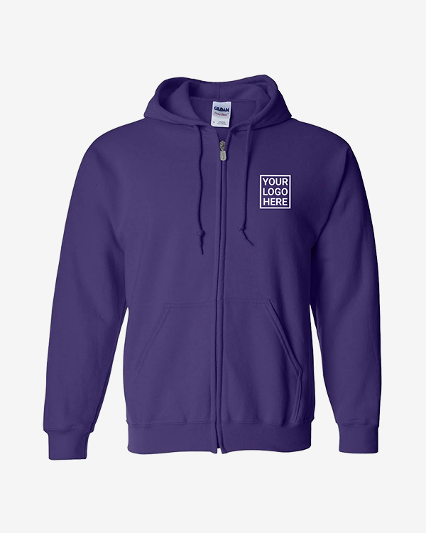 Gildan Adult Full Zip Hooded Sweatshirts