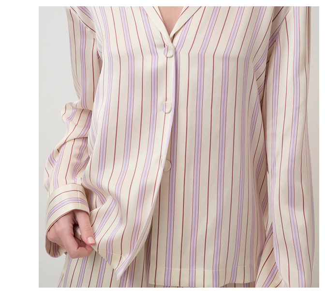 washable silk button up shorts set 