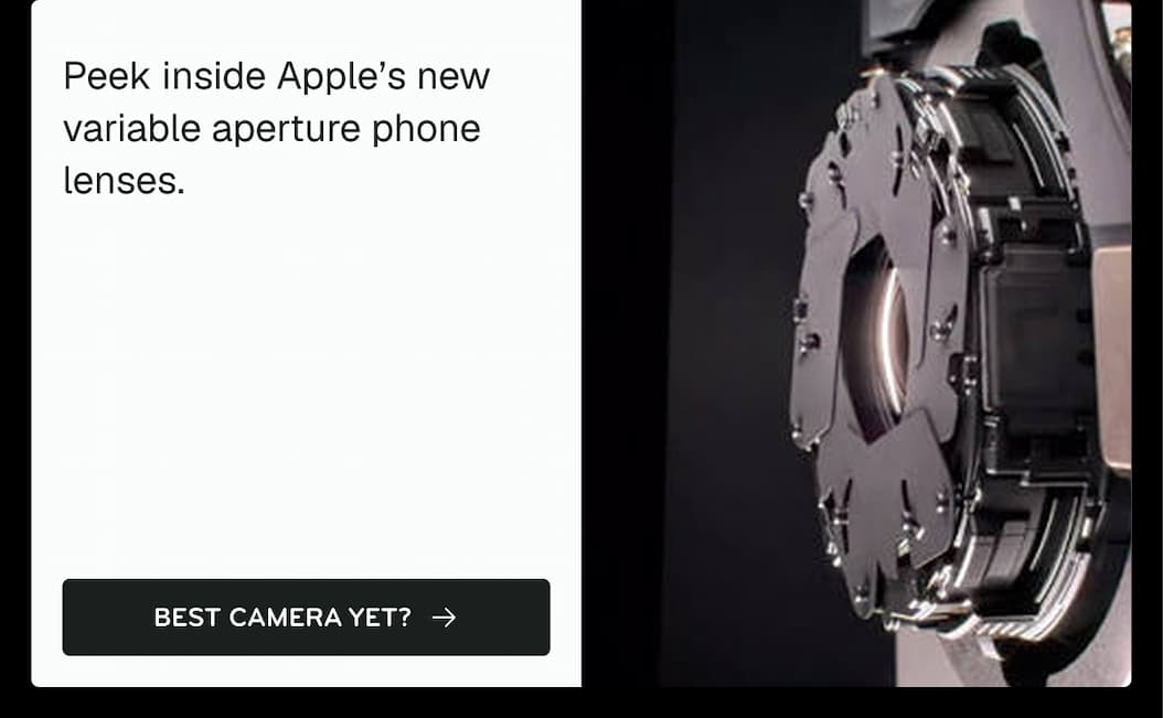 Apple's New Lenses