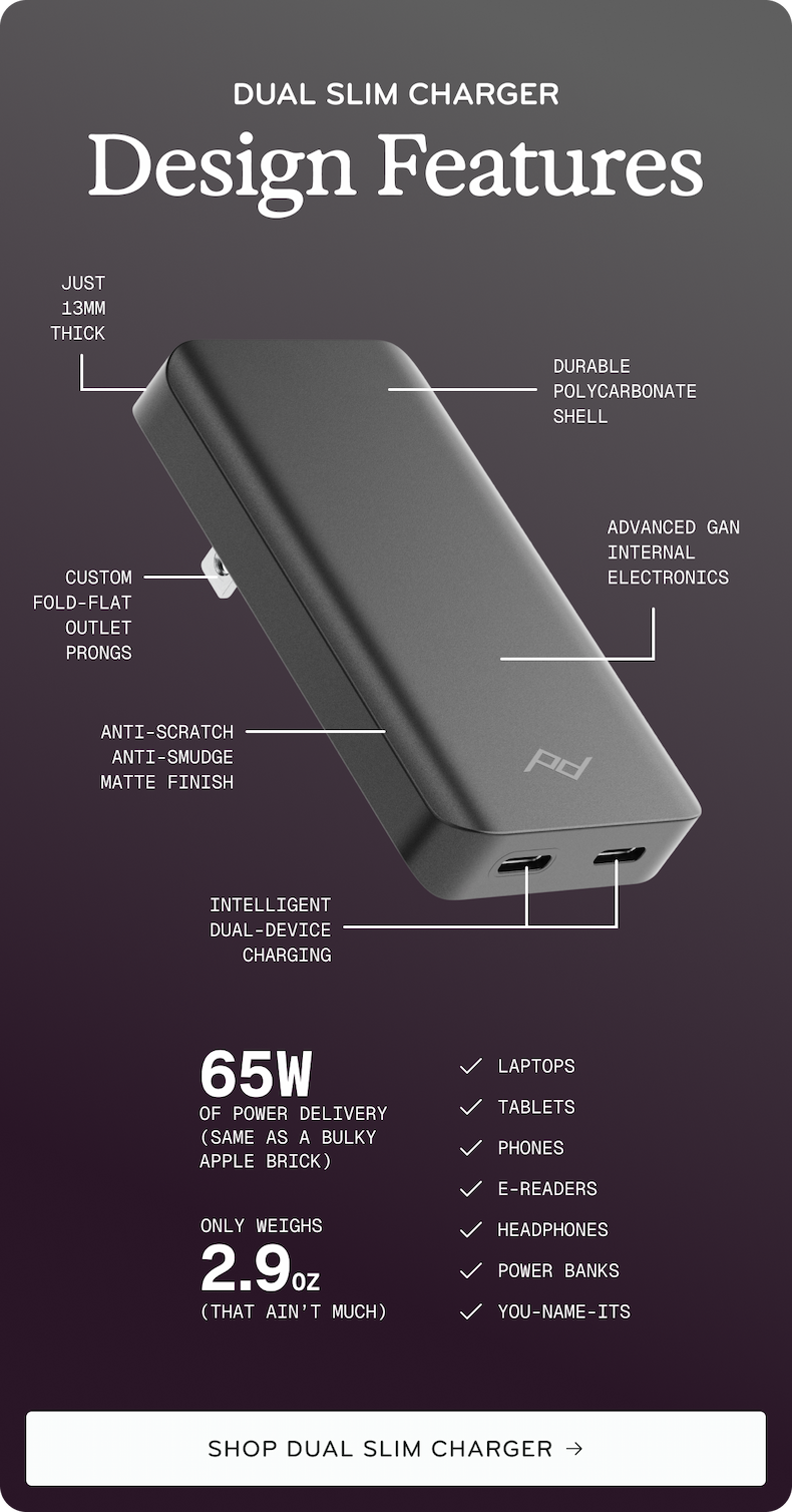 Dual Slim Charger Features - Shop Now