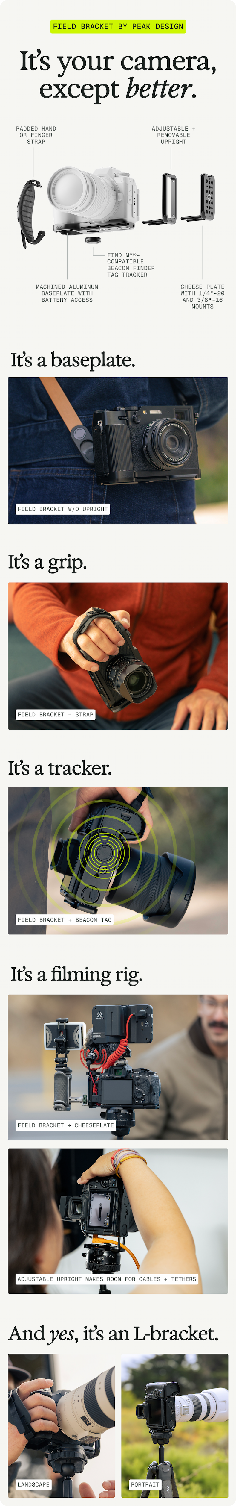 Back Field Bracket on Kickstarter now