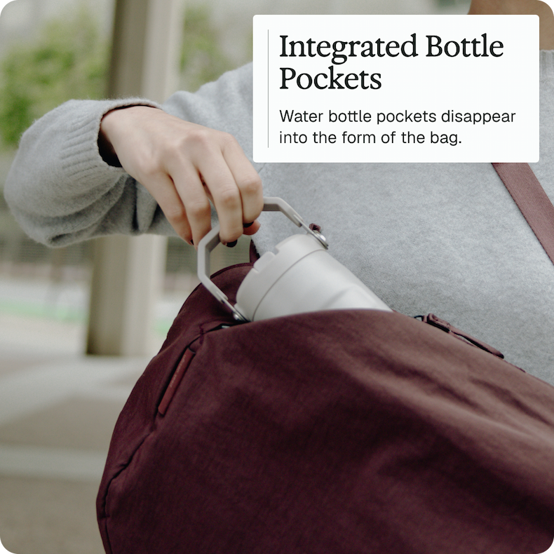 Integrated Bottle Pockets