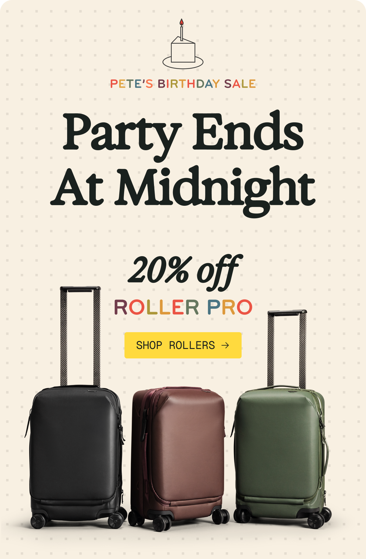 20% off Roller Pro