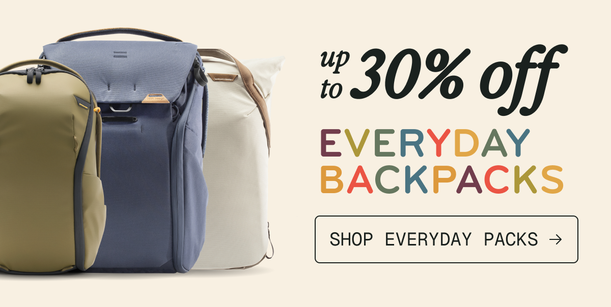 Up to 30% off Everyday Backpacks