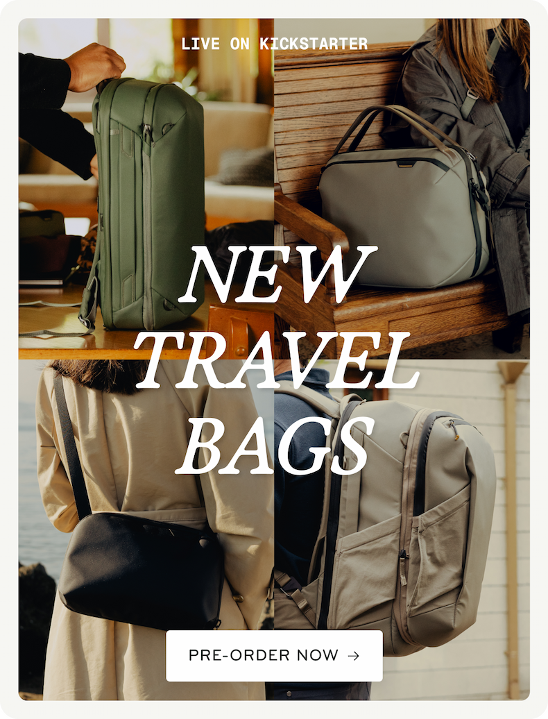 New Travel Bags on Kickstarter