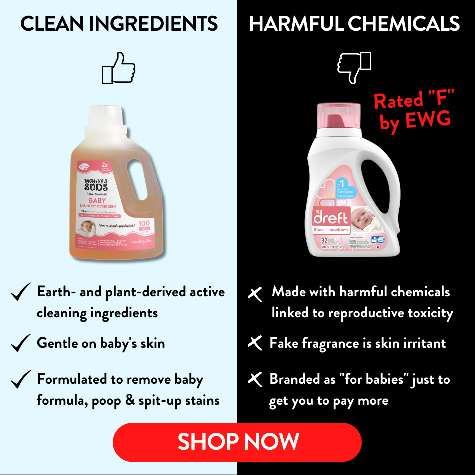 [NEW!] Baby Liquid Laundry Detergent 👶 Molly's Suds