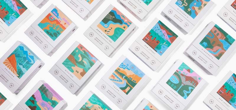 TILES OF RIO CARD DECK BOXES