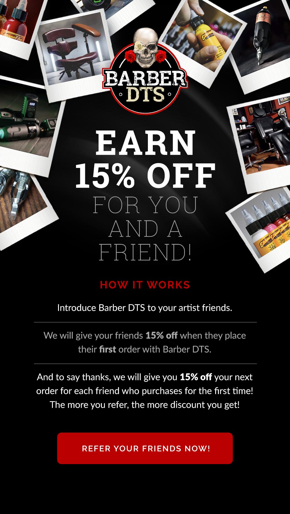 Refer a Friend and Save! 😍 Barber DTS