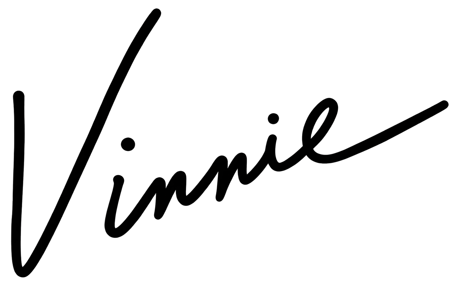 Vinnie’s signature