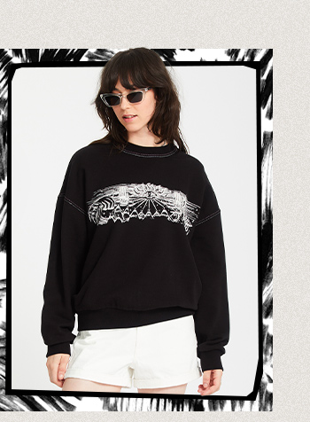 Sweatshirt Alix - BLACK