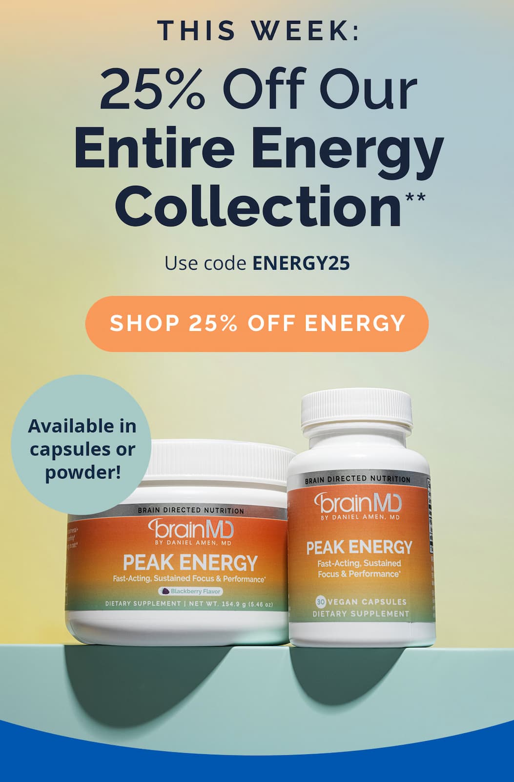 THIS WEEK: 25% OFF All Energy Support