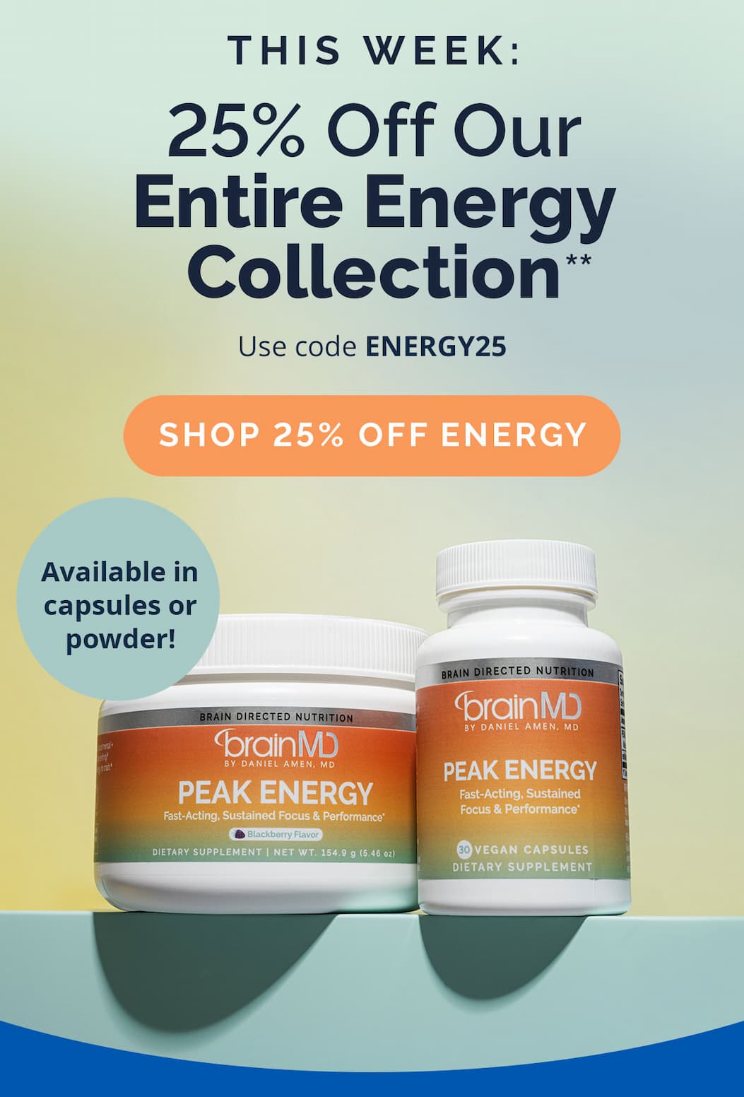 THIS WEEK: 25% OFF All Energy Support
