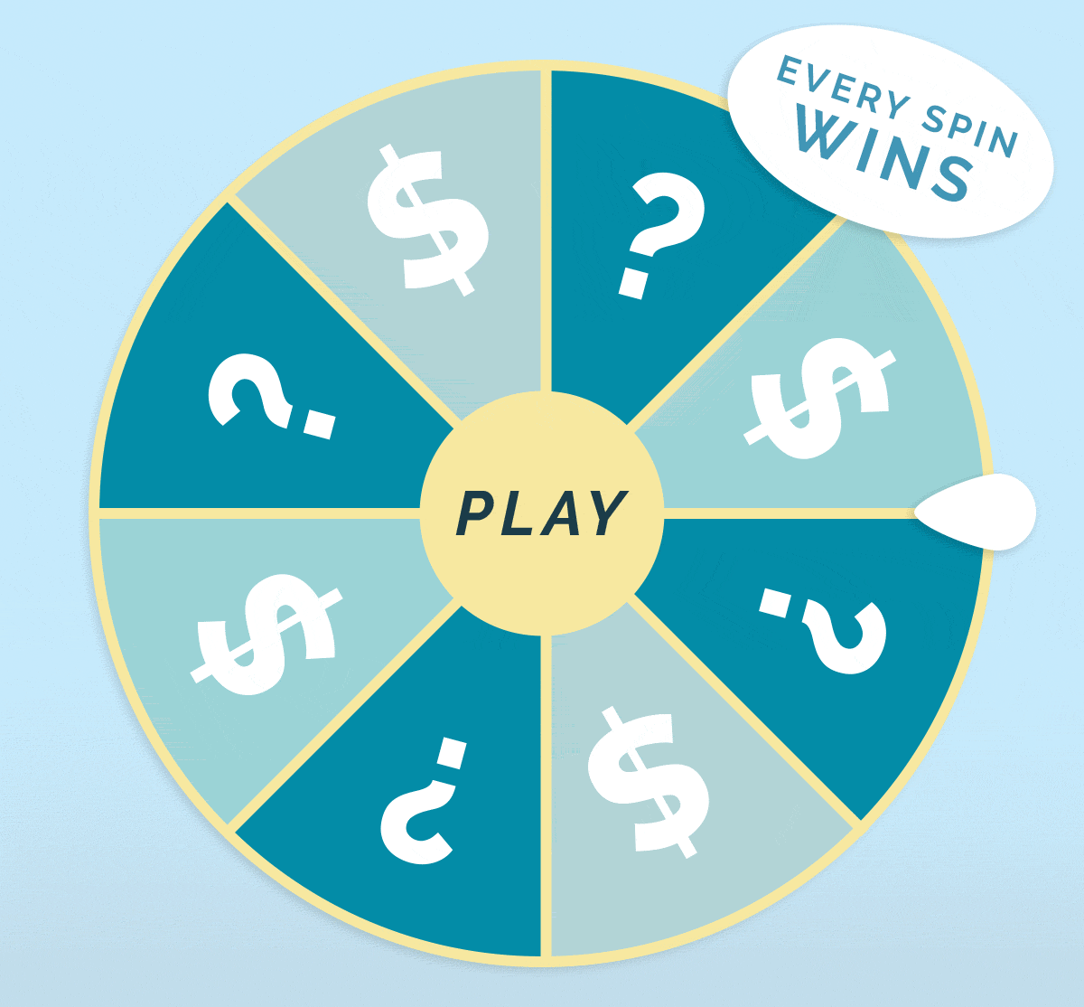 Every spin is a winner.
