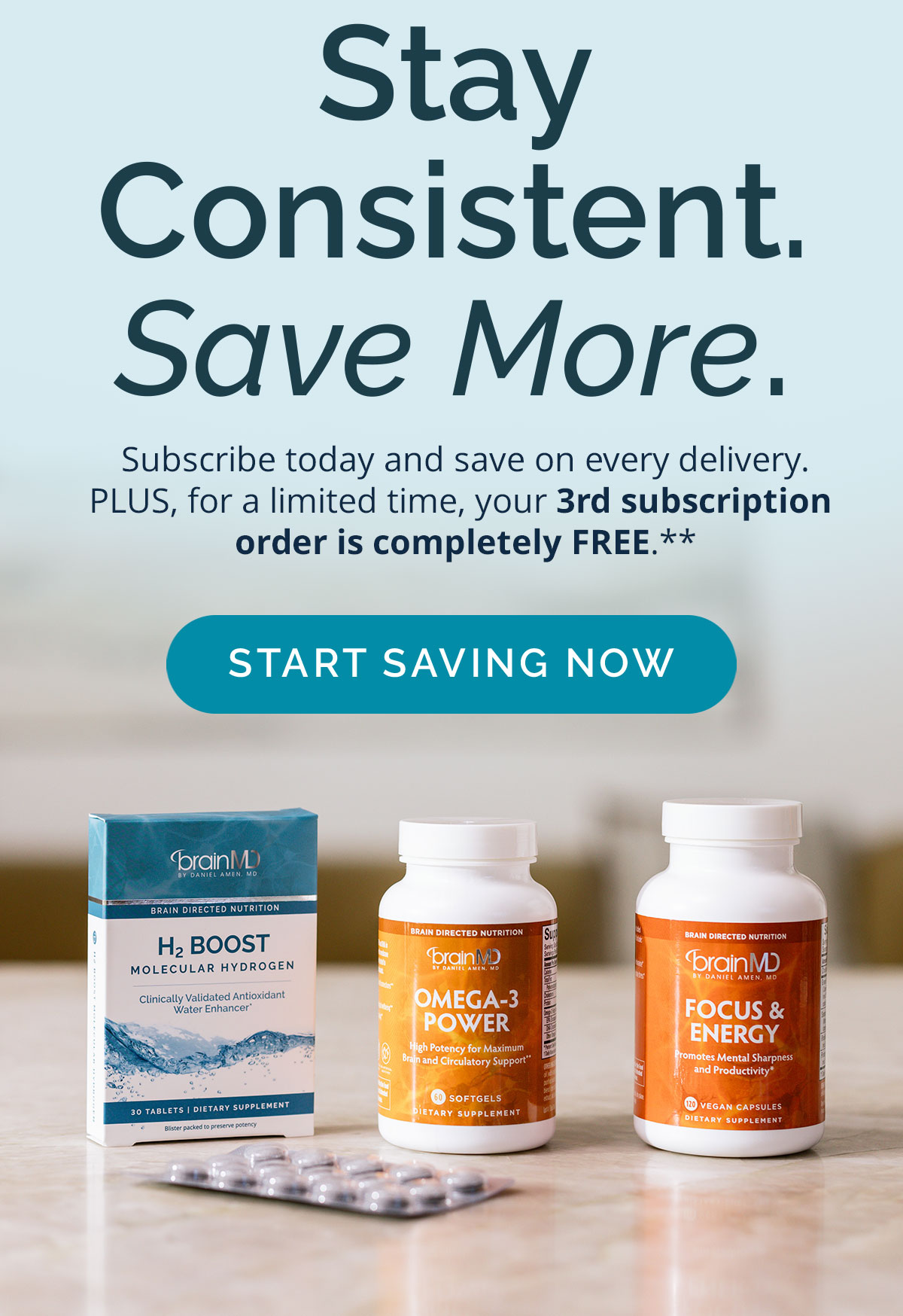 Stay Consistent. Save More.