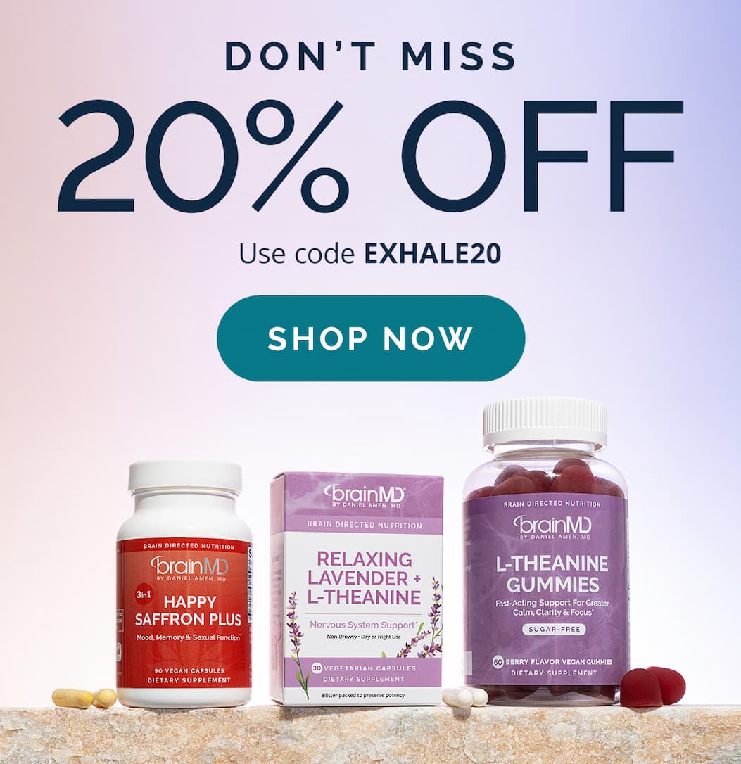 Don't Miss 20% OFF Stress + Mood Support with code EXHALE20
