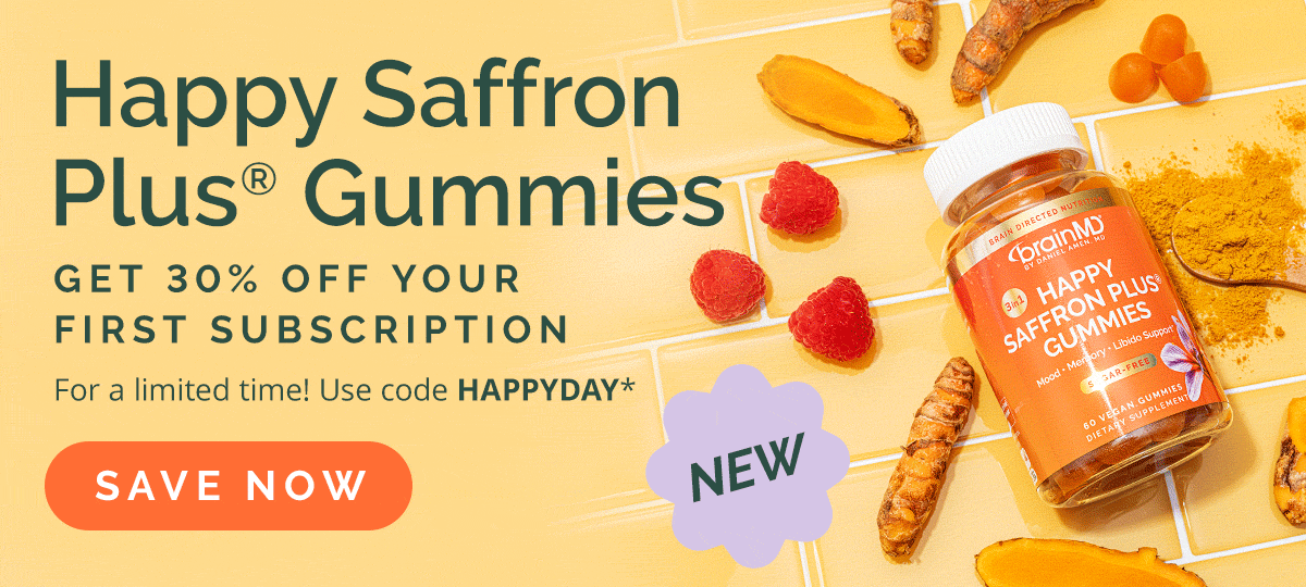 Happy Saffron Plus Gummies - Get 30% off your first subscription with code HAPPYDAY