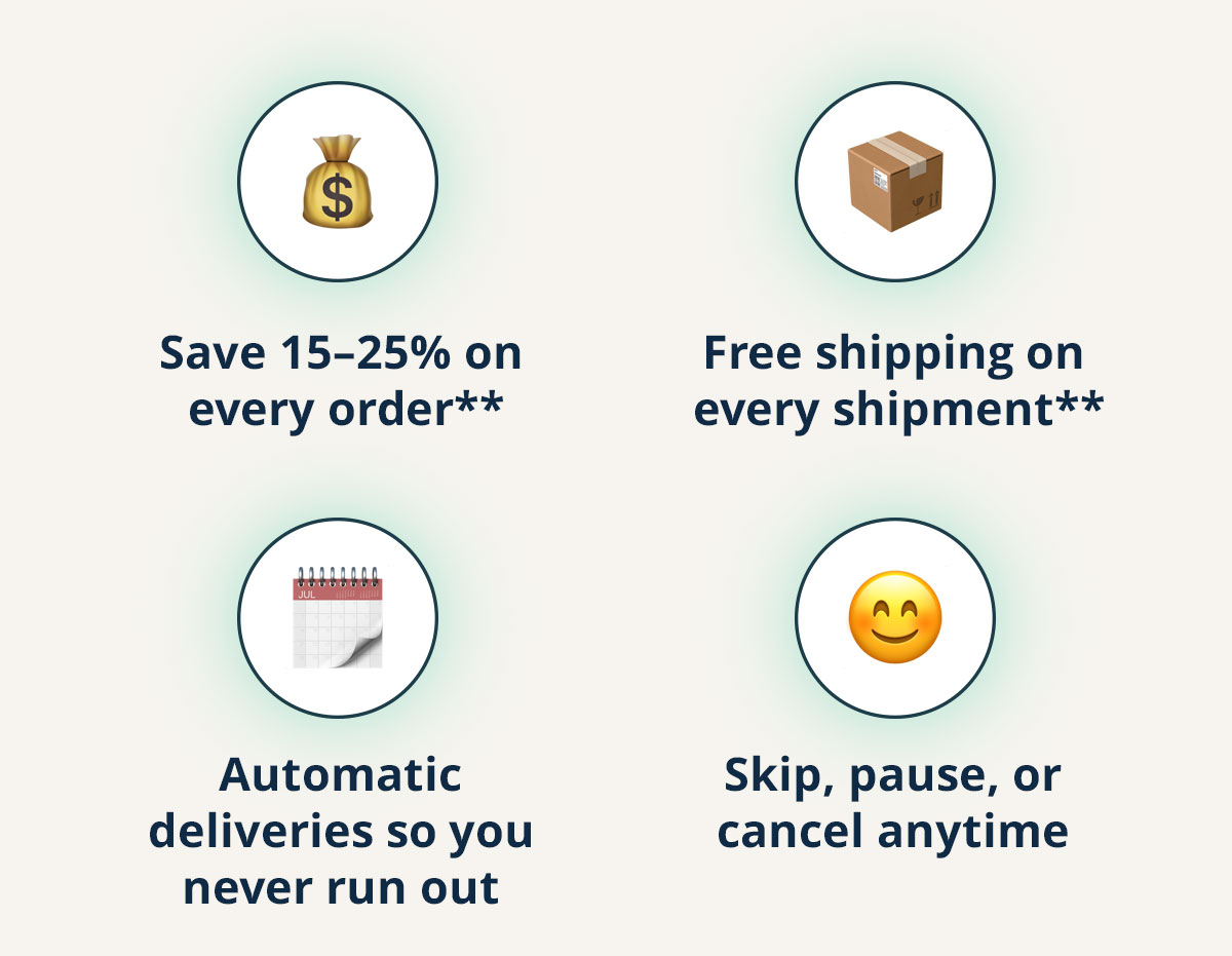 ✔️ Save 15–25% on every order**
