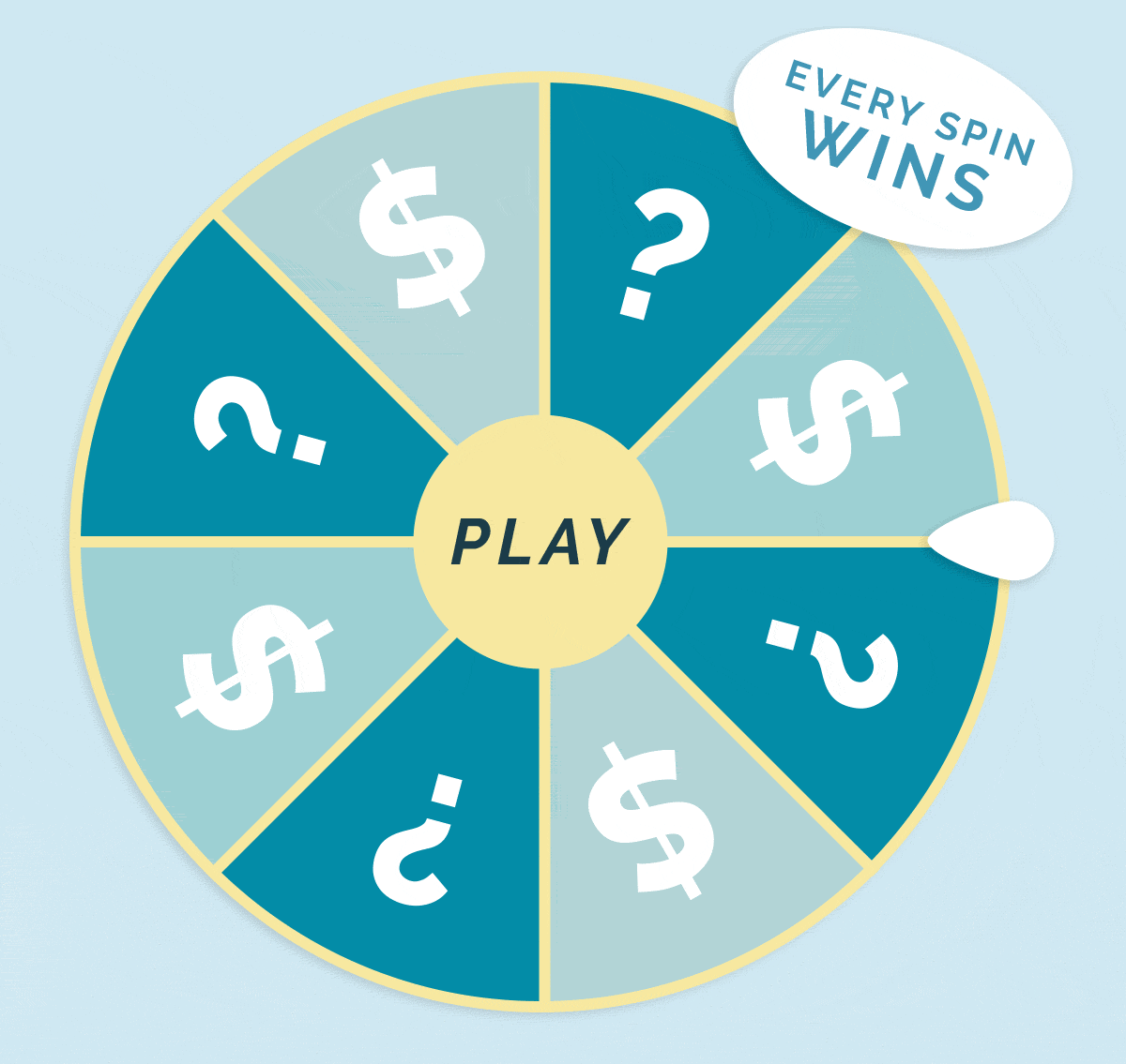 Every spin is a winner.