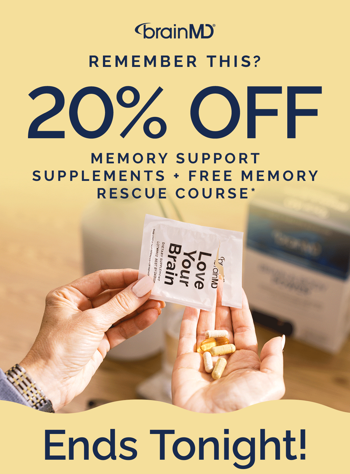 Remember This?  20% OFF Memory Support Supplements