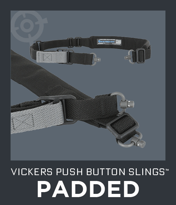 Padded Vickers Push Button Slings