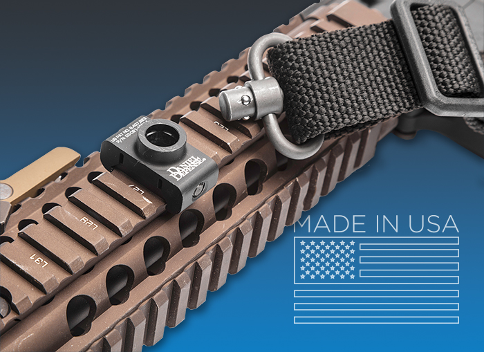 QD Swivel Rail Mount Available for MLOK® and Pic Rails FOG HORN