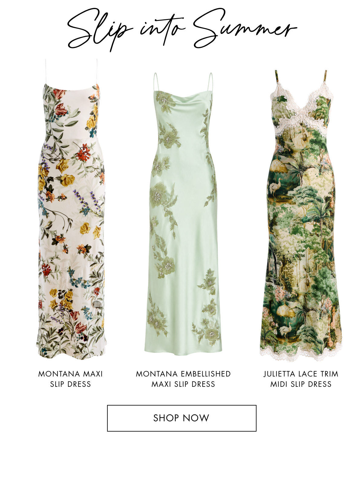Slip into summer