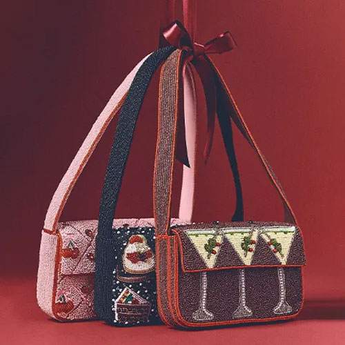 Fiona Beaded Food & Drink Bag, Anthropology