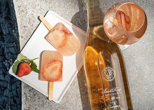 Frank Family Vineyards rosé ice pops