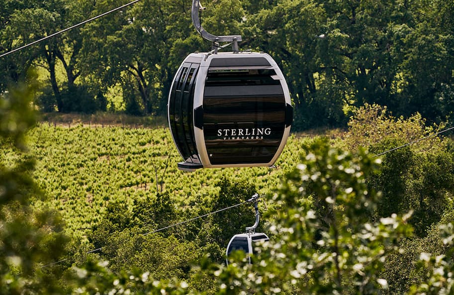 Gondola at Sterling Vineyards