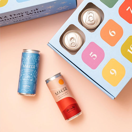 Maker 12 Days of Canned Wine Advent Calendar